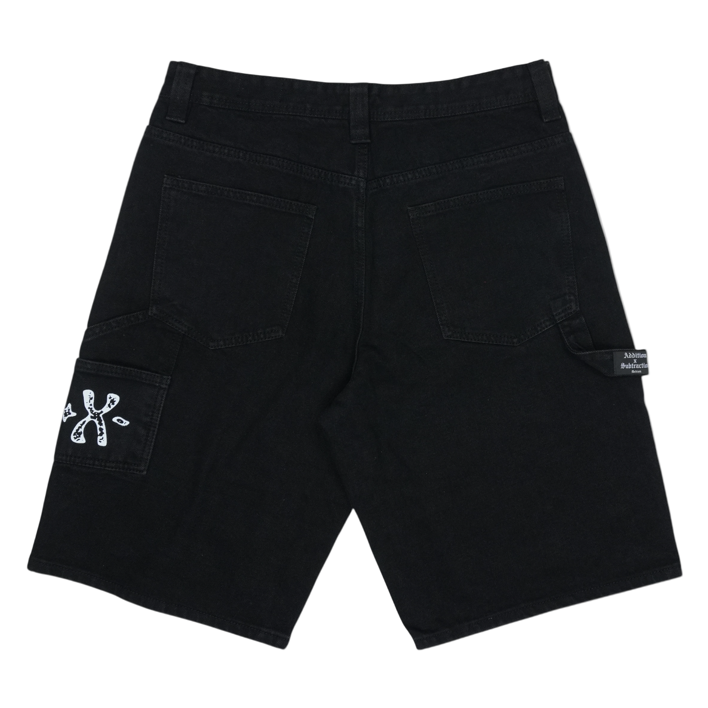 Watch Party Black Denim Shorts