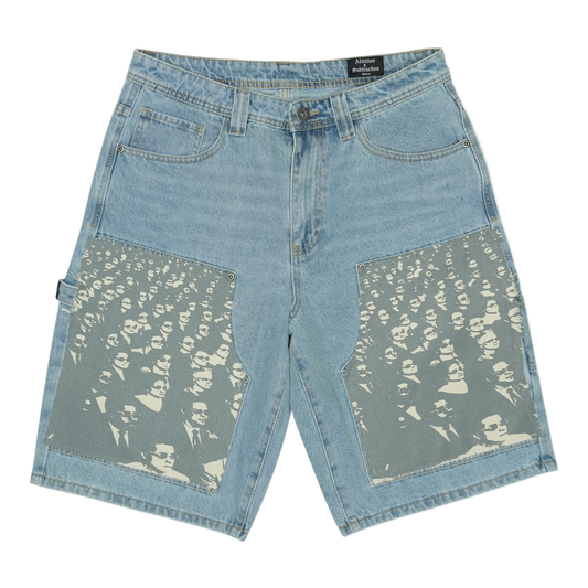 Watch Party Denim Shorts